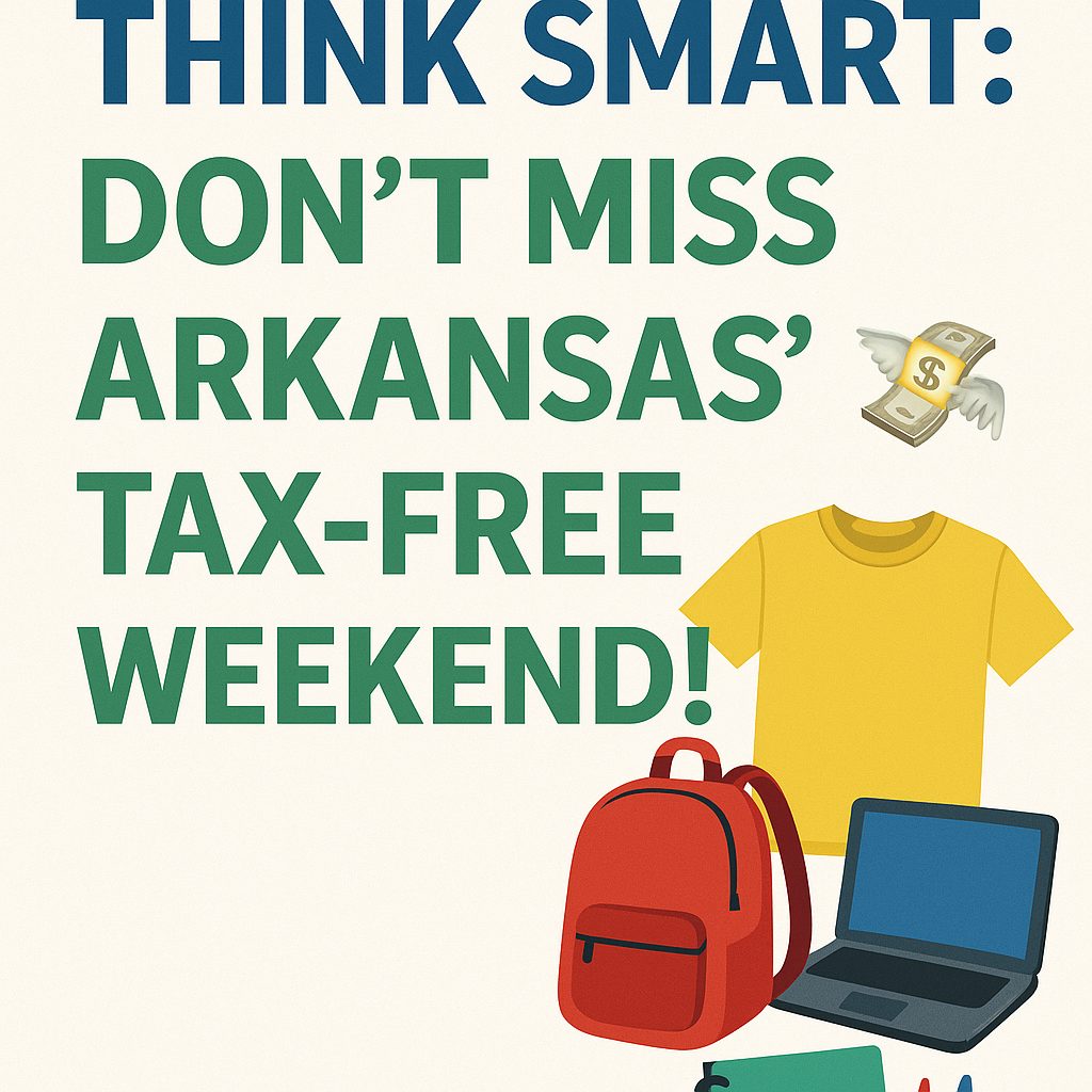 Back-to-school Arkansas Tax-Free Weekend Is Here!